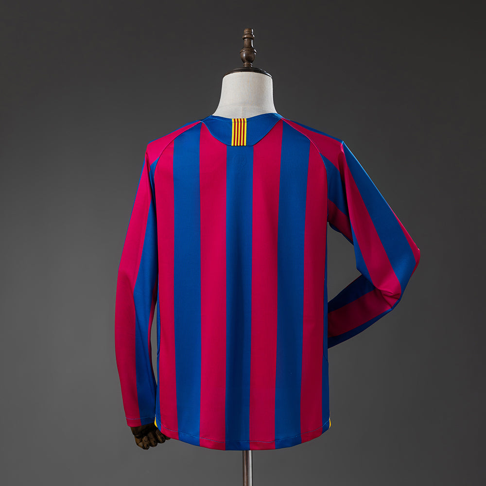 Retro barcelona 05/06 long sleeve home S-XXL