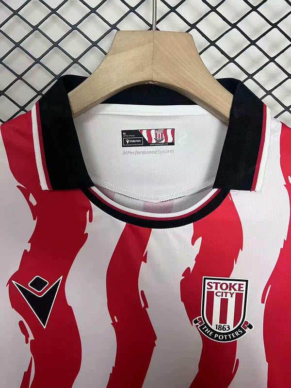 25-26 Stoke City home soccer jersey