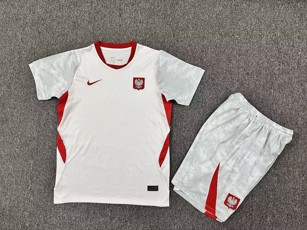 Poland 2026 World Cup Home Kid kit size 16-28