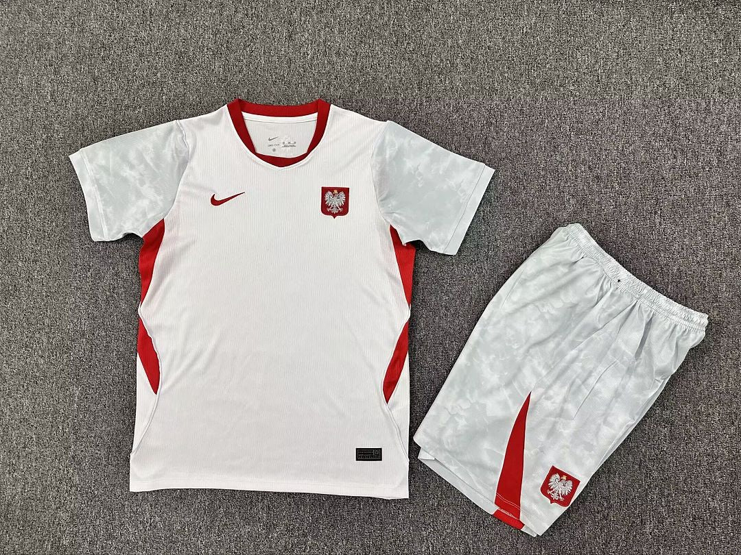 Poland 2026 World Cup Home Kid kit size 16-28
