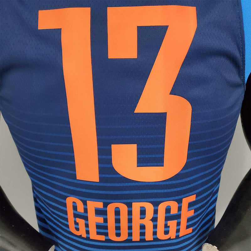 GEORGE#13 Thunder Blue Stripes