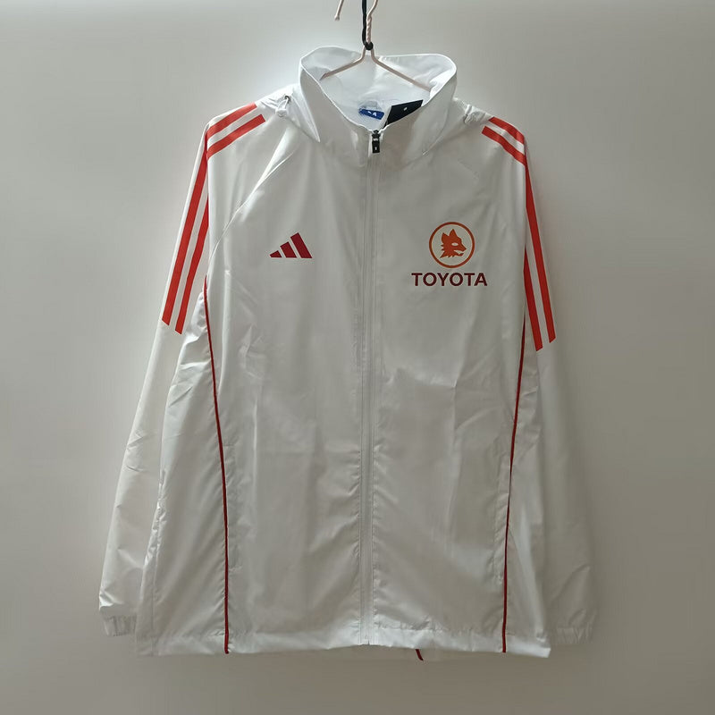 24-25 Roma white windbreaker