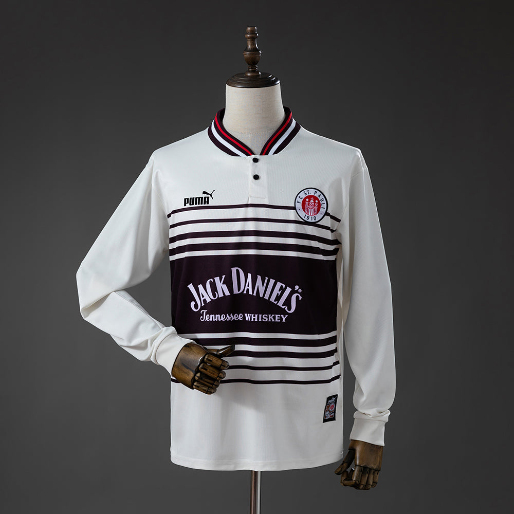St. Pauli 97/98 Home Retro Long Sleeve Jersey S-XXL