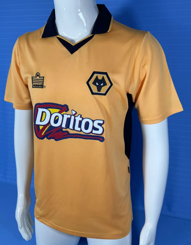 Retro Wolverhampton Wanderers 2002/04 home soccer jersey size S-2XL