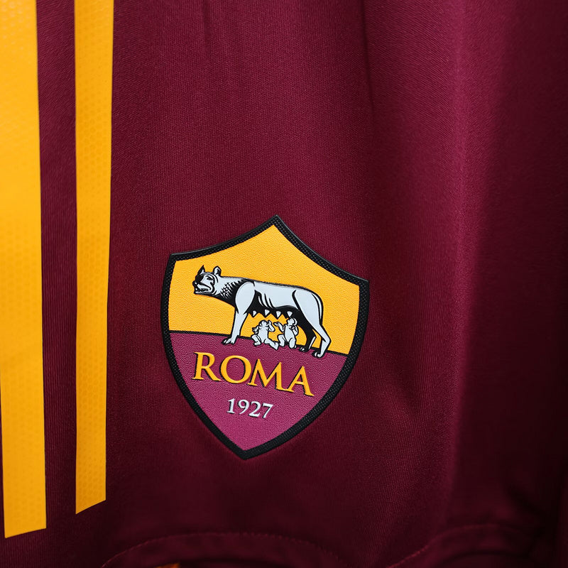 Pantalon Corto de Futbol #25-26 Roma home player version shorts — Zhang199