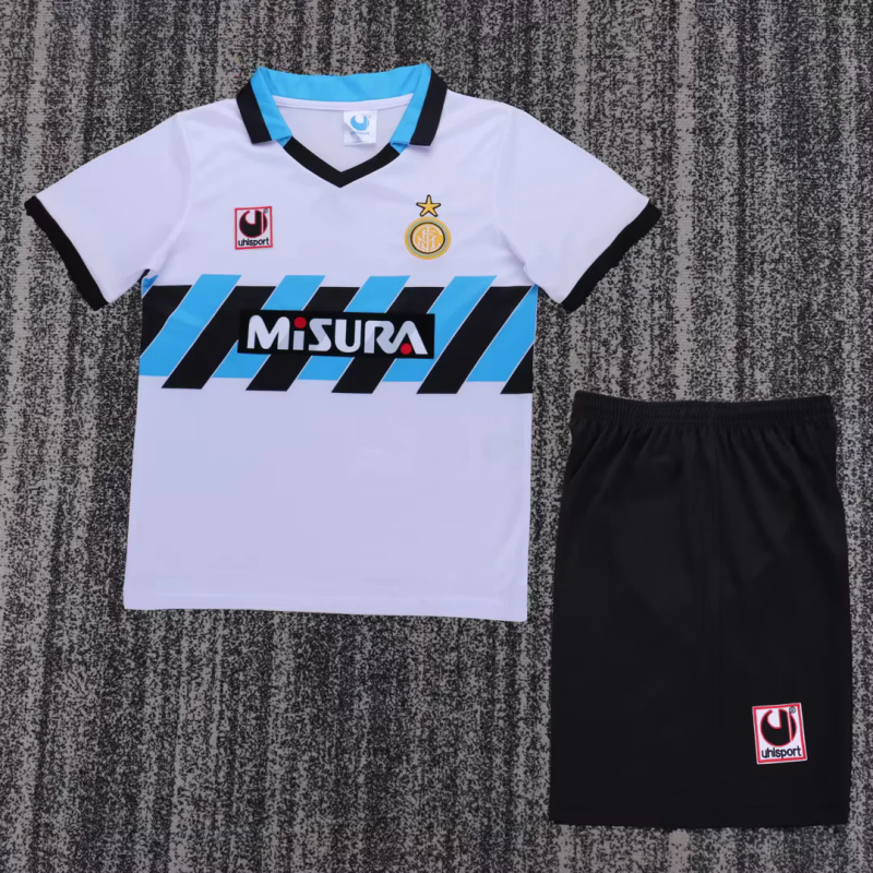 Retro Inter Milan 1990/91 Away kids kit size 16-28