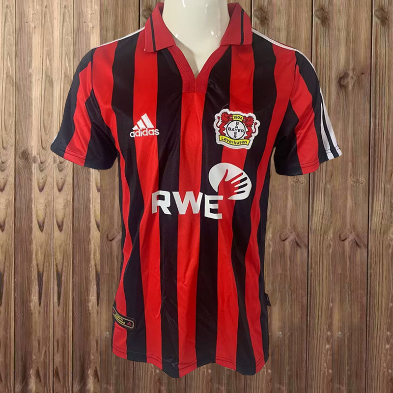 01-02 Leverkusen home retro jersey
