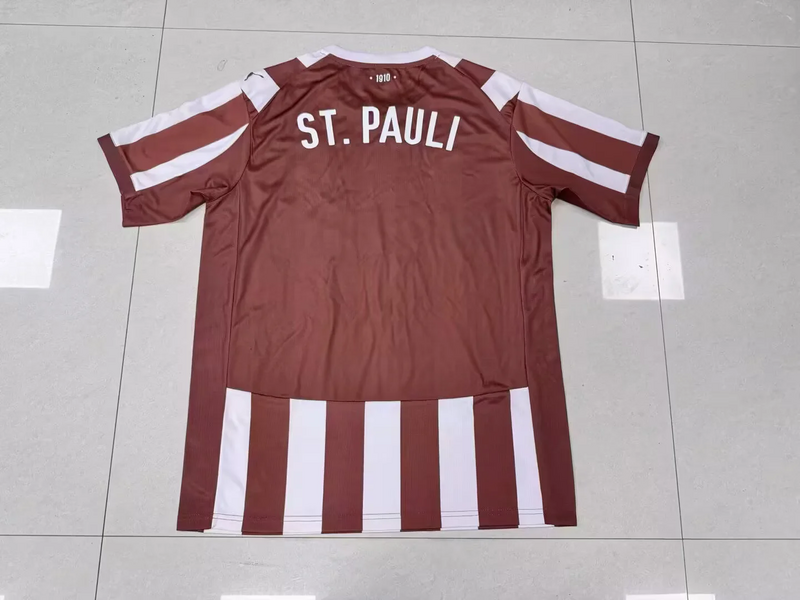 25-26 St. Pauli home soccer jersey