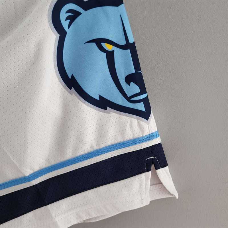 Memphis Grizzlies NBA Shorts White