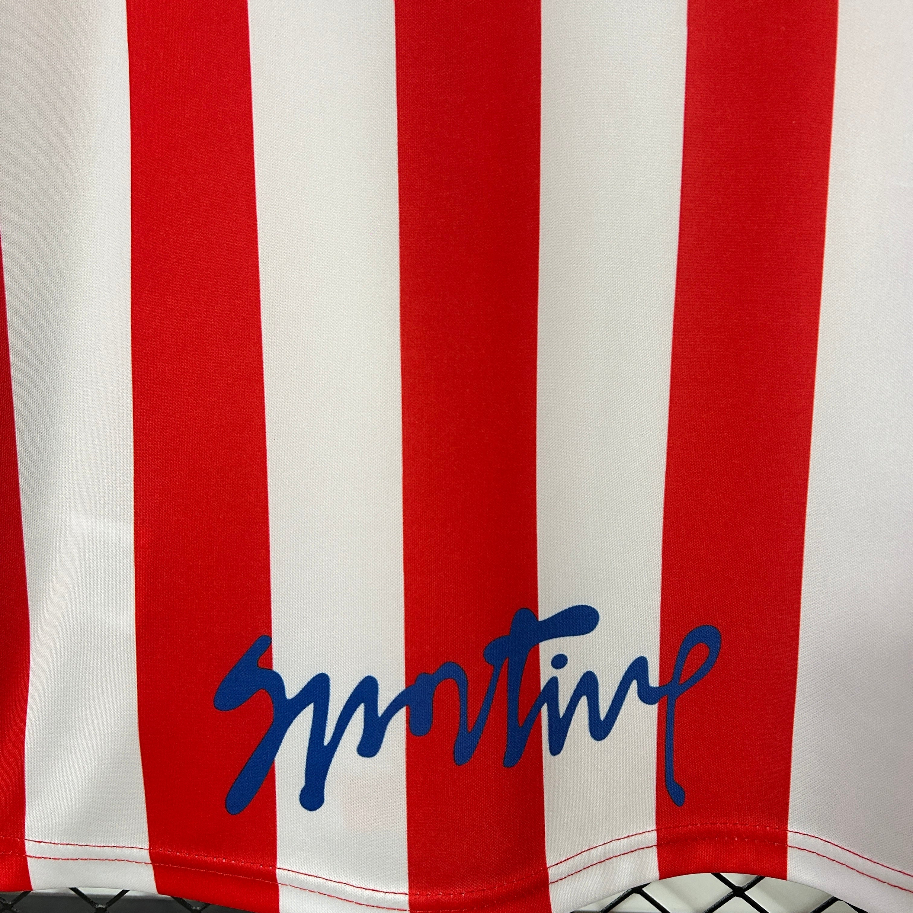 Retro Sporting Gijon 01/02 Home Size S-XXL
