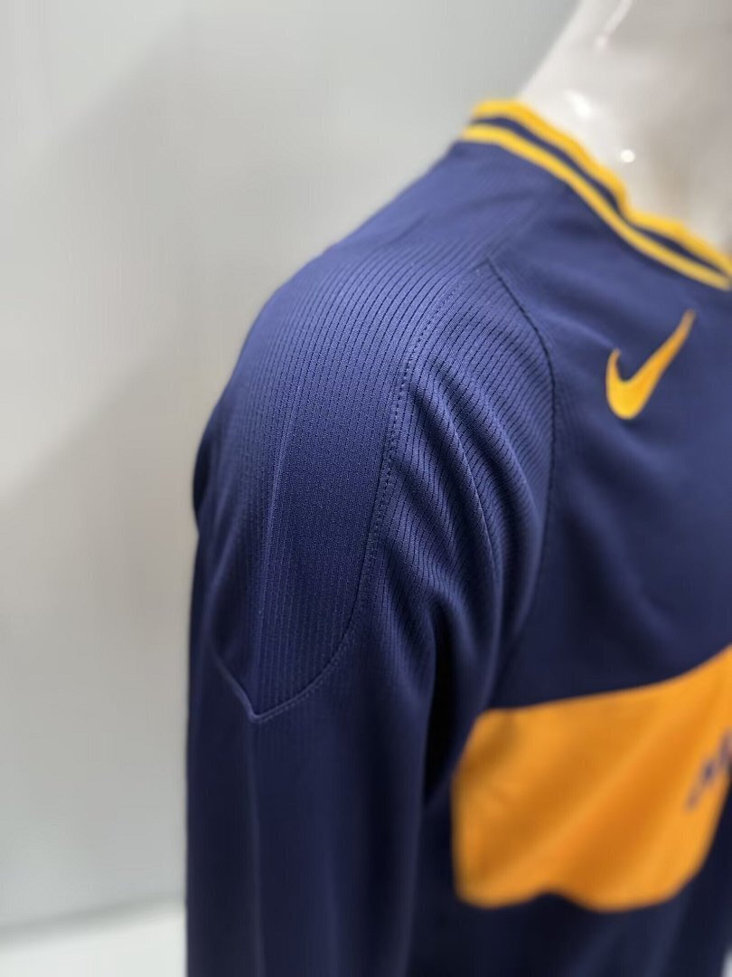 Retro Boca Juniors 2006/07 Home Long Sleeve soccer jerseys