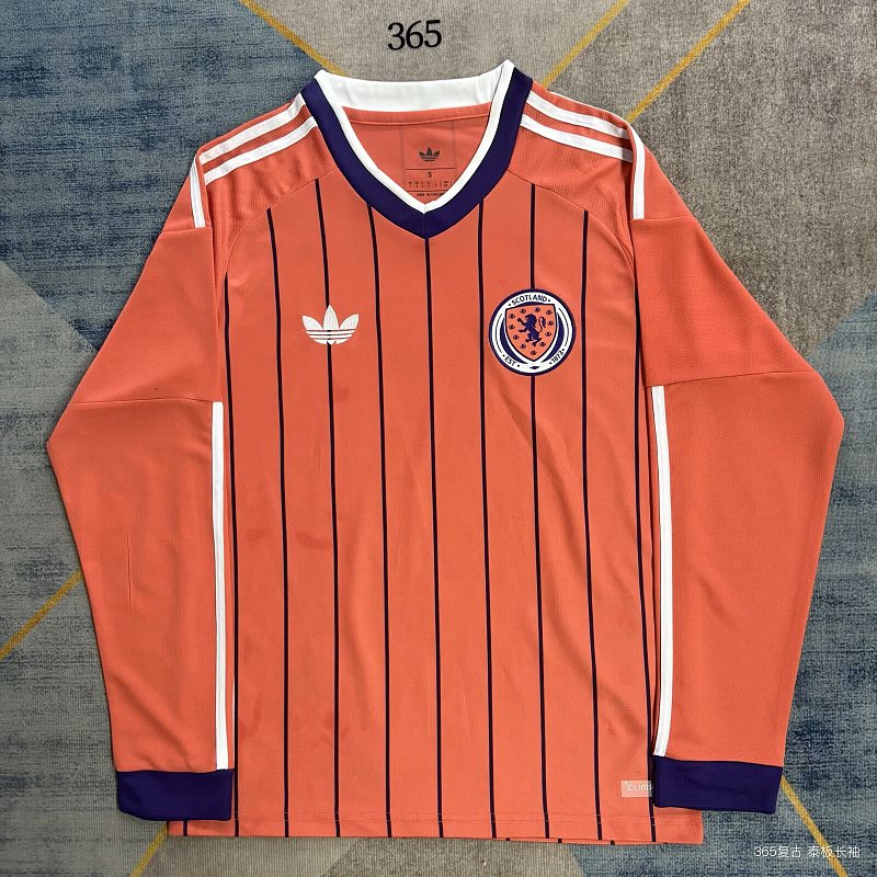 2026 Scotland Away Long Sleeve S-4XL — Jsonwang 26/27