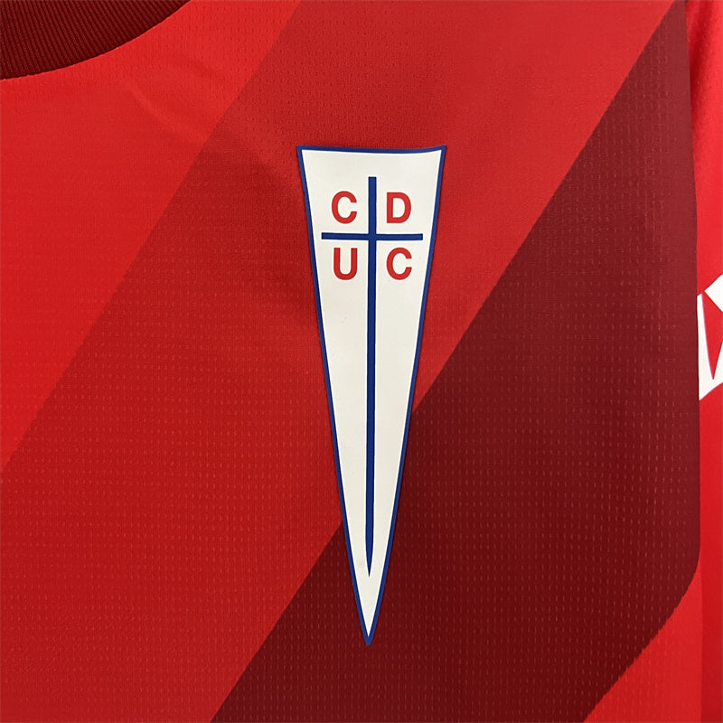 24-25 La Católica away red jersey