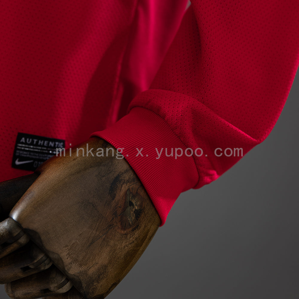 M-U 2010/11 Home Long Sleeve Retro Jersey S-XXL