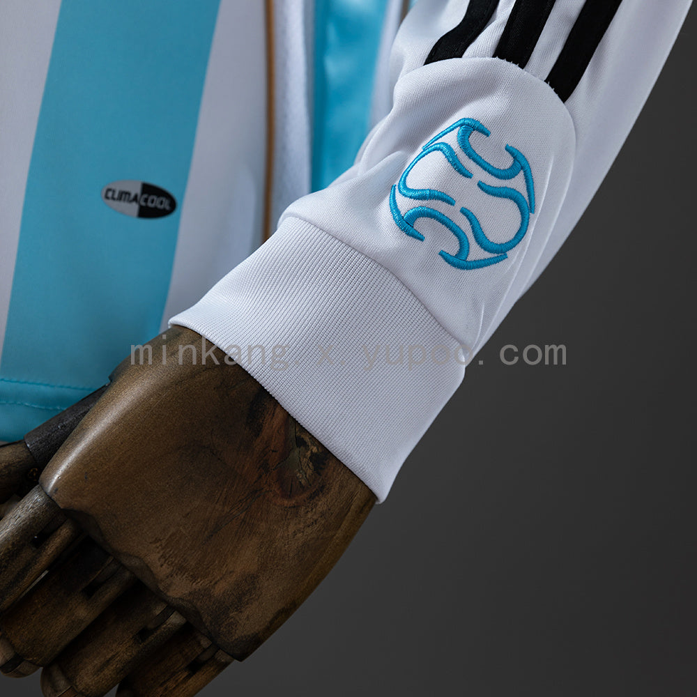 Argentina 2006 Home Long Sleeve Retro Jersey S-XXL
