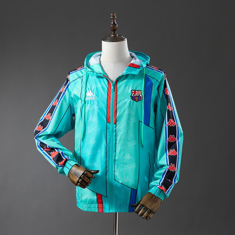 Barcelona 2025/26 Retro Model Blue Windbreaker