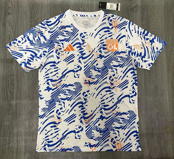 24-25 Lyon blue and white training jersey