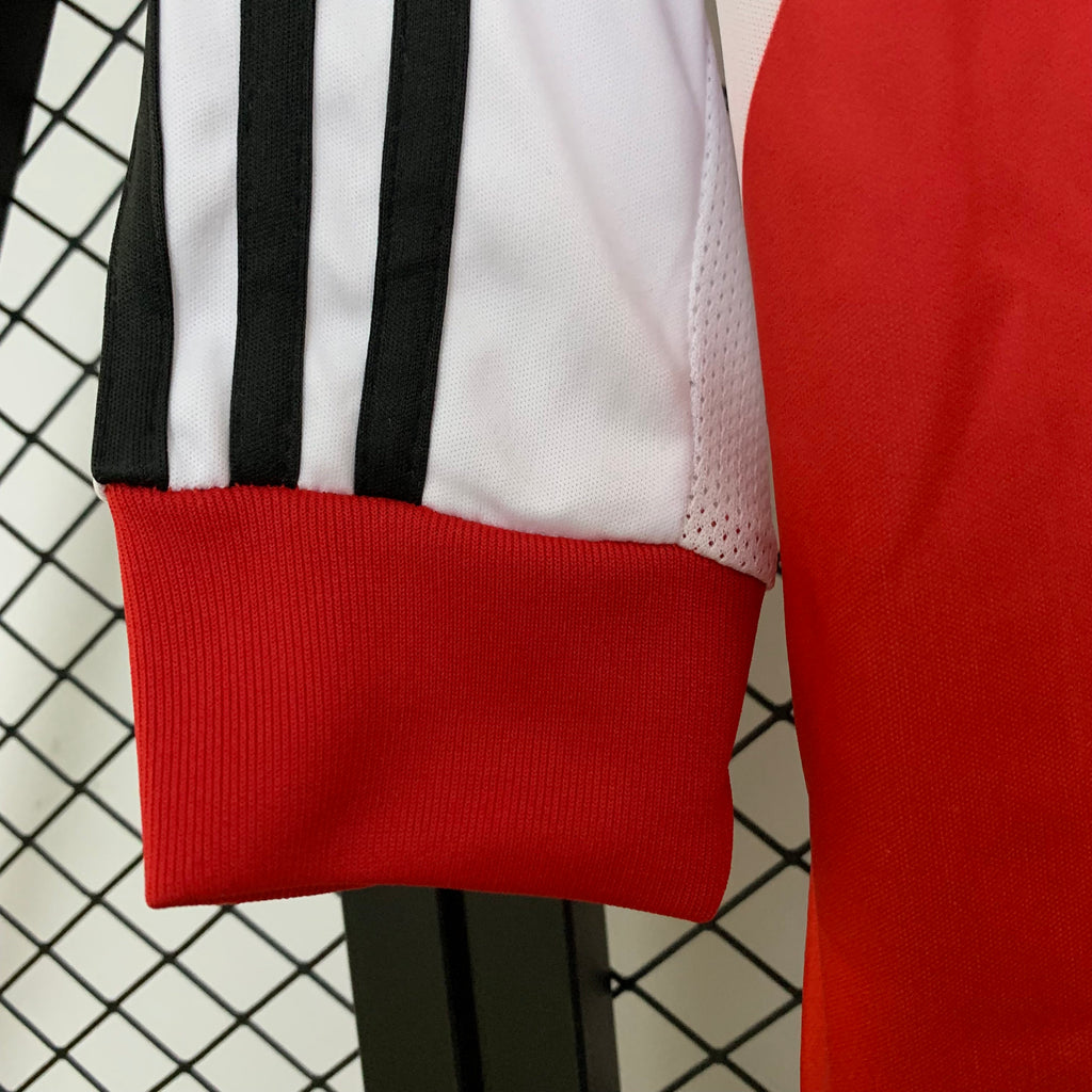 Retro Long Sleeve River Plate 13/14 Home S-XXL