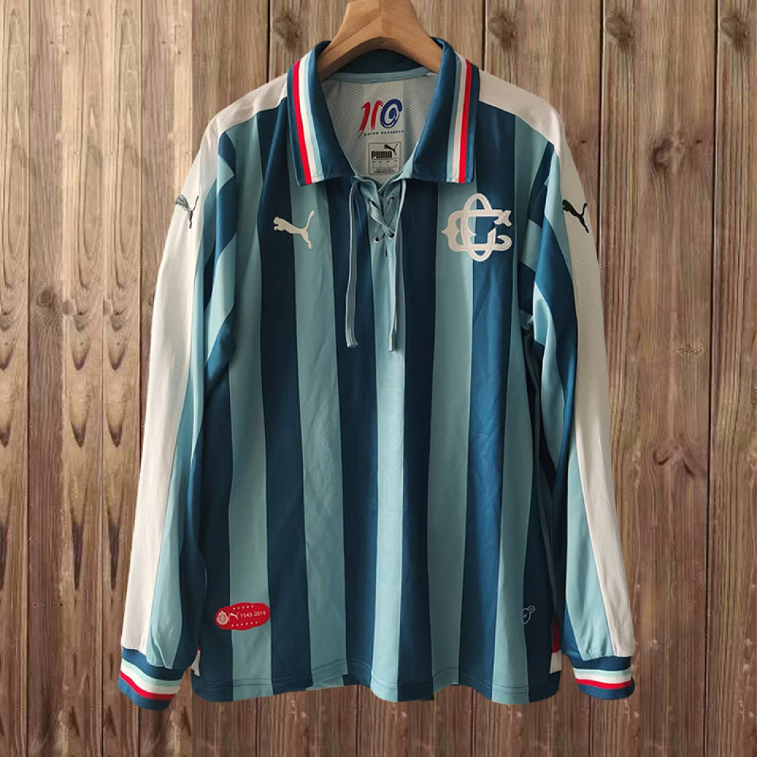 Chivas 2006/07 110th long sleeves soccer jersey size S-2XL