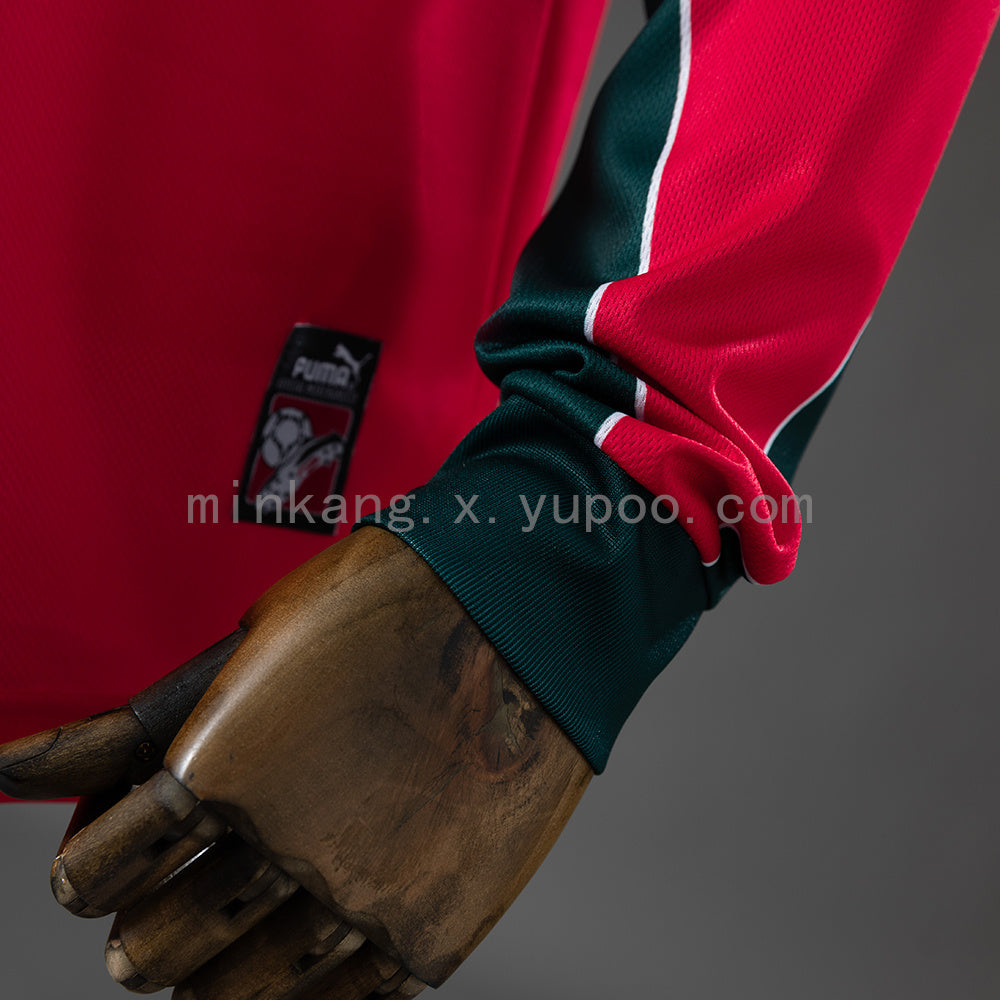 Morocco 1998 Away Long Sleeve Retro Jersey S-XXL