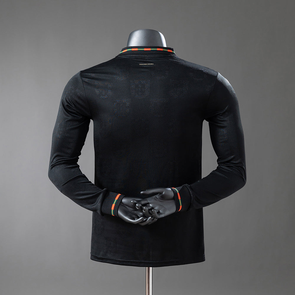 Portugal 2026 Special Edition - Black Panther Long-Sleeve Player Version Jerseys S-4XL
