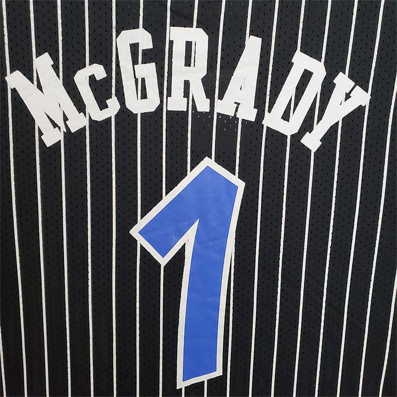 Mitchellness Magic Black No. 1 McGrady Retro Mesh Short Sleeve