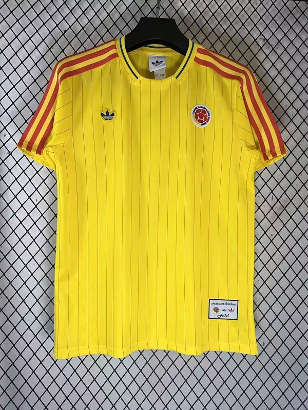 26-27 Colombia Yellow Retro Edition S-4XL — Jsonwang 26/27