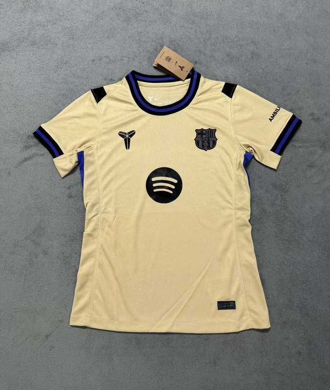 25-26 Barcelona away beige woman jersey
