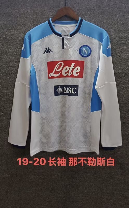 Napoli 2019/20 White Long Sleeve Jersey