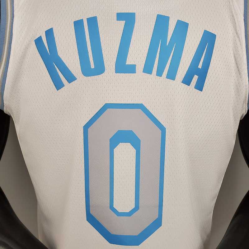 New Lakers KUZMA #0 Crew Neck Retro Limited Edition White