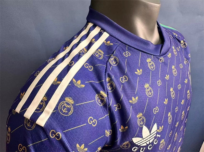24-25 Real Madrid ＆ GUCCI Purple player version jersey