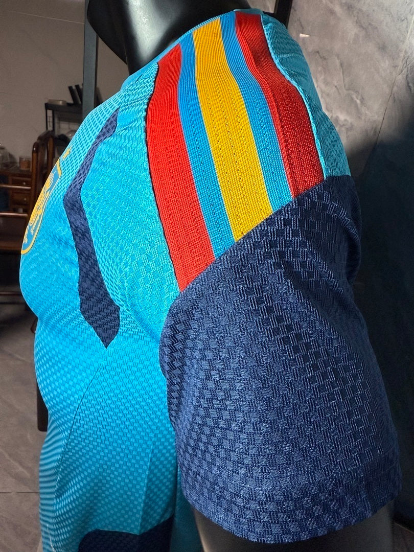 Spain 2026 Sky Blue Training Player Version jersey