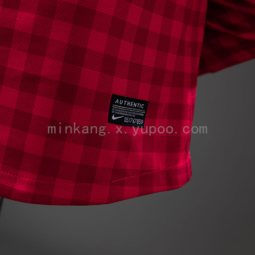 M-U 12/13 Home Long Sleeve Player Version Retro Jersey S-3XL