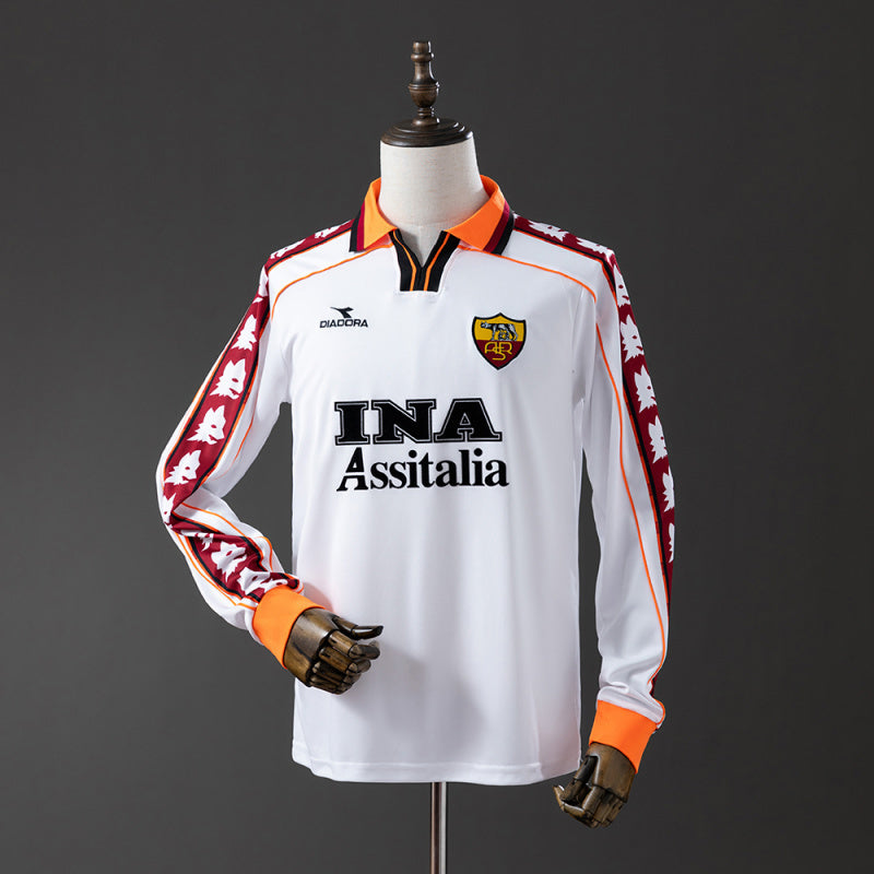 Retro Roma 1998/99 Away Long Sleeve size S-2XL