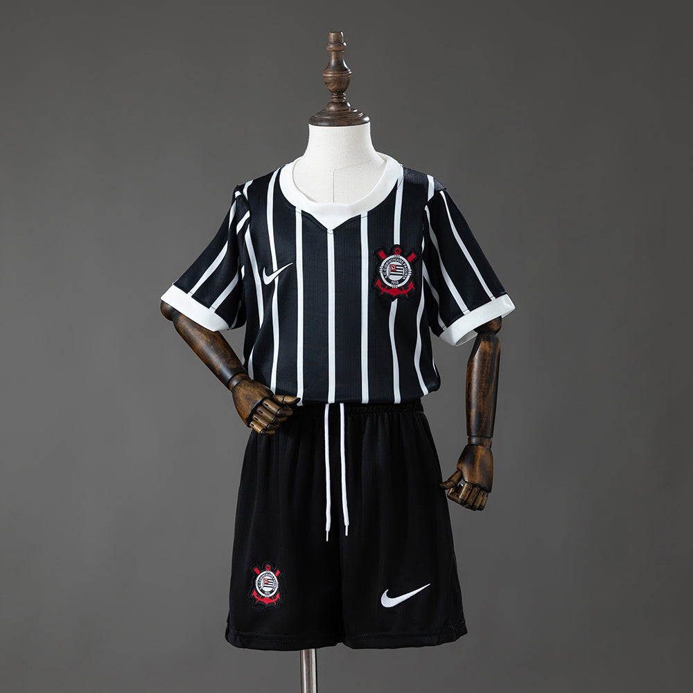 Corinthians 26/27 Away Kids Kit Jersey Size 16-28