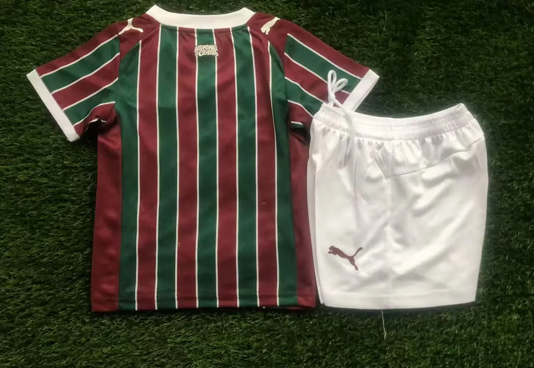 Fluminense 2026/27 home kid soccer jersey size 16-28