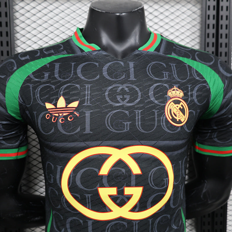 24-25 Real Madrid VS GUCCI black player version jersey