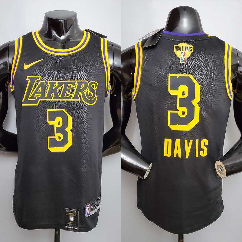 New DAVIS #3 Lakers black