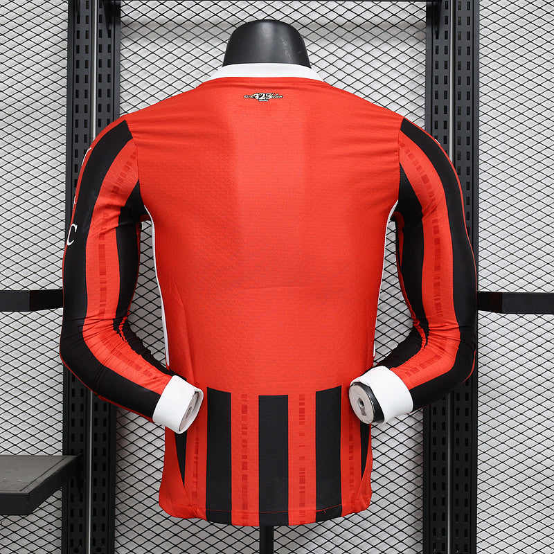 24-25 AC Milan home long sleeve player version jersey