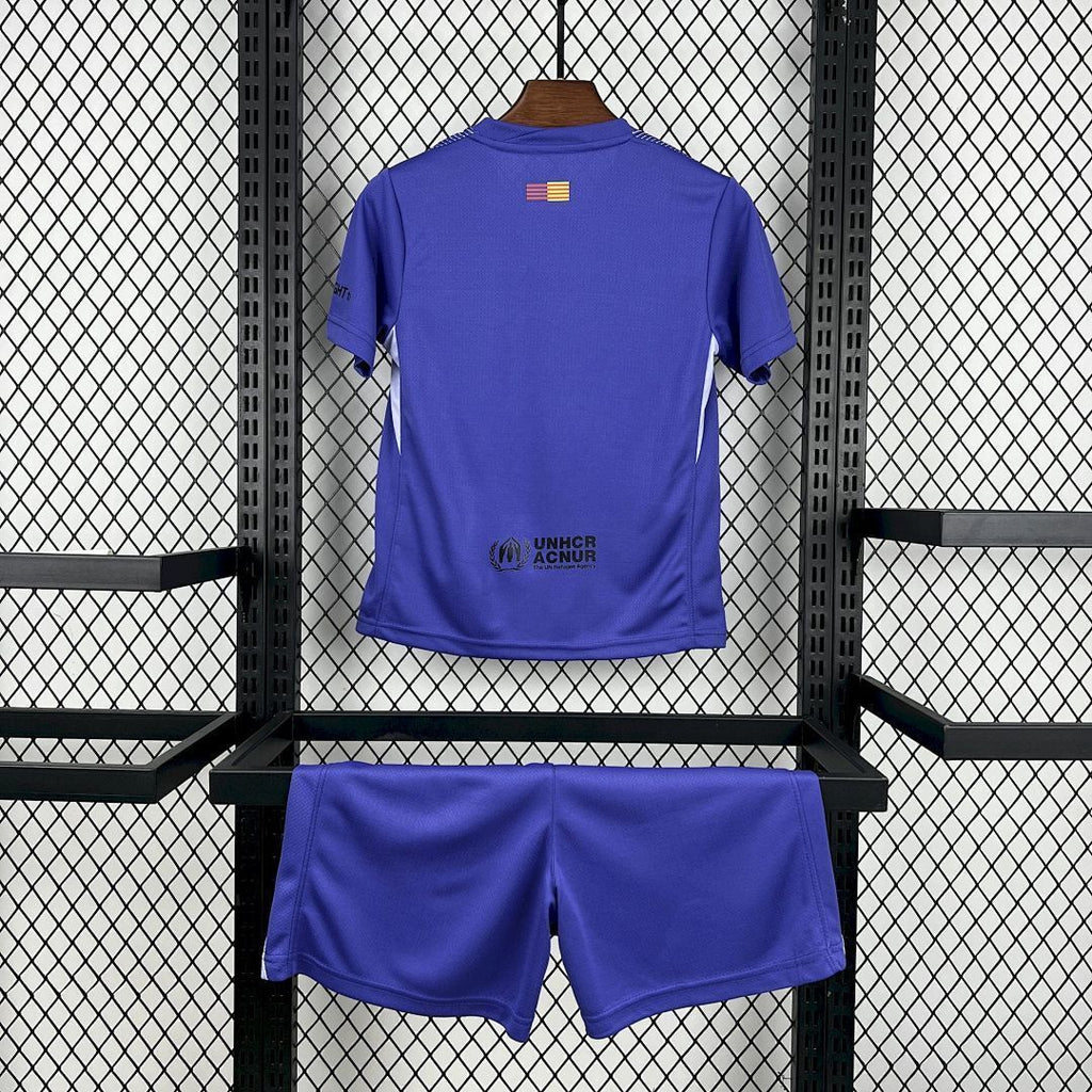 Barcelona 2025/26 Purple Goalkeeper Kids Kit