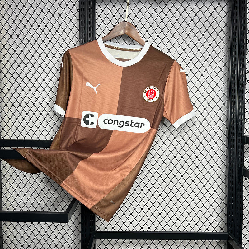24-25 FC St. Pauli home soccer jersey