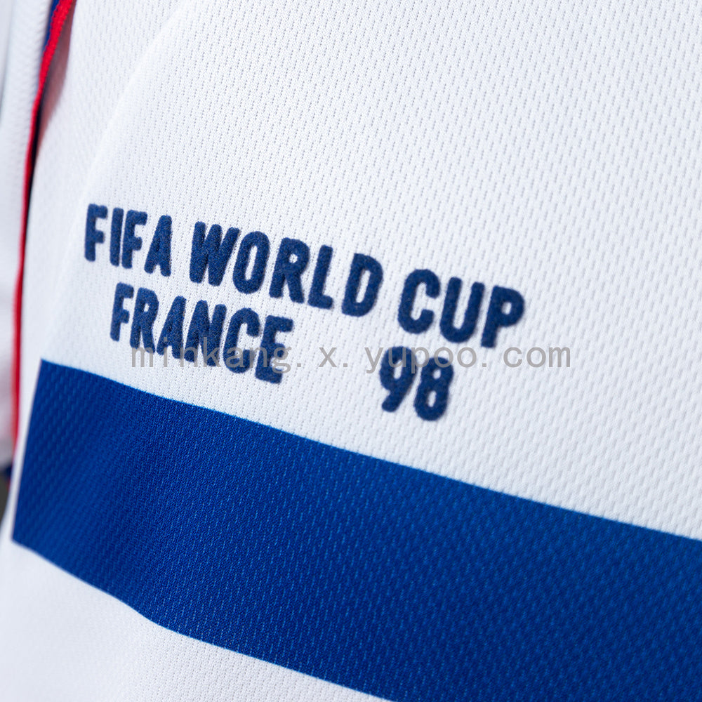France 1998 Away Long Sleeve Retro Jersey S-XXL