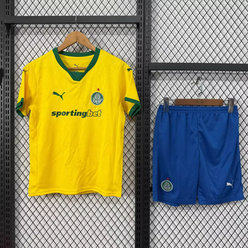 Palmeiras 2025/26 Third away kids soccer jerseys