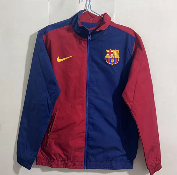 24-25 Barcelona bluie and red REVERSIBLE windbreaker