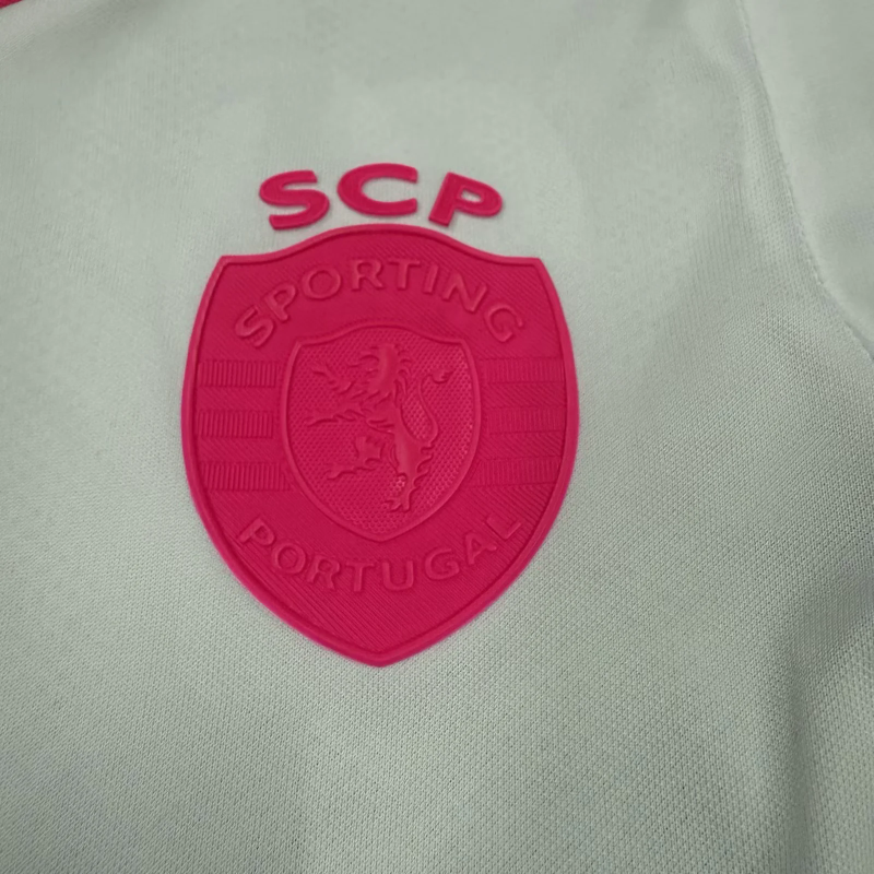 Sporting Lisbon 2025/26 October Pink Kids Kit Size: 16-28
