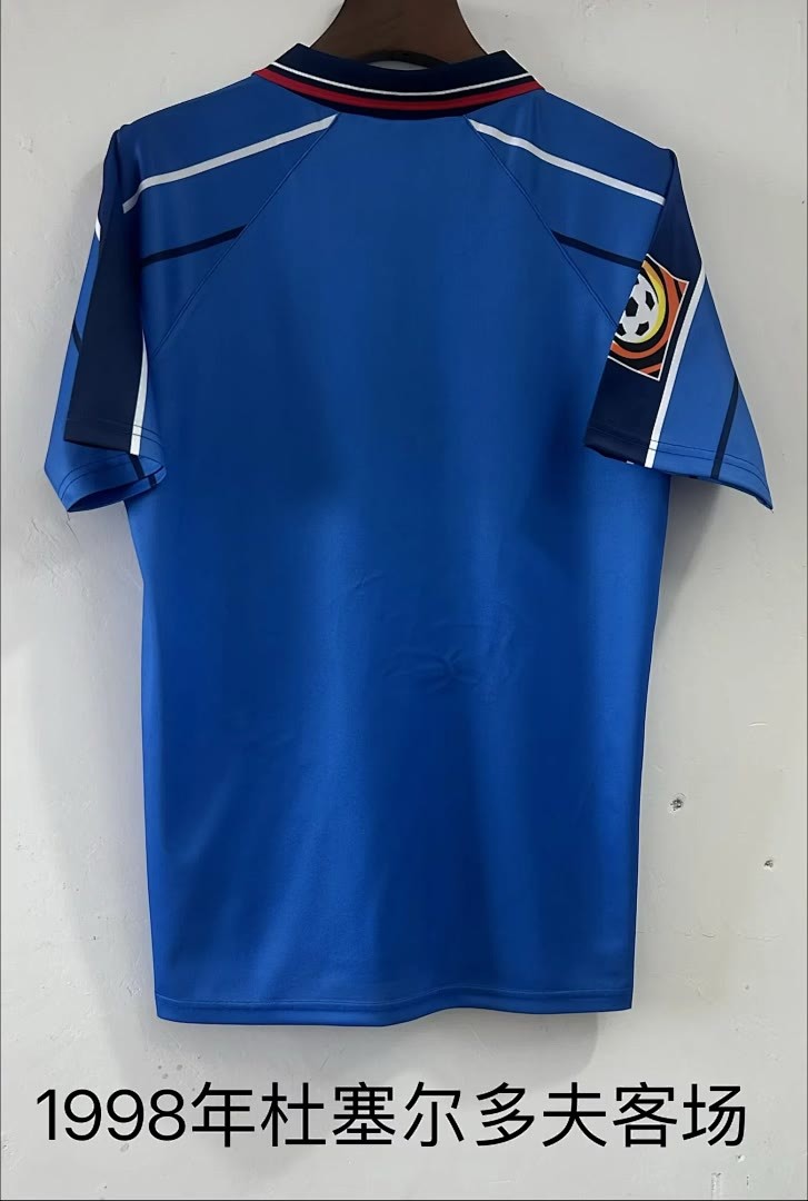 Retro 1998 Fortuna Düsseldorf away jersey size S-2XL