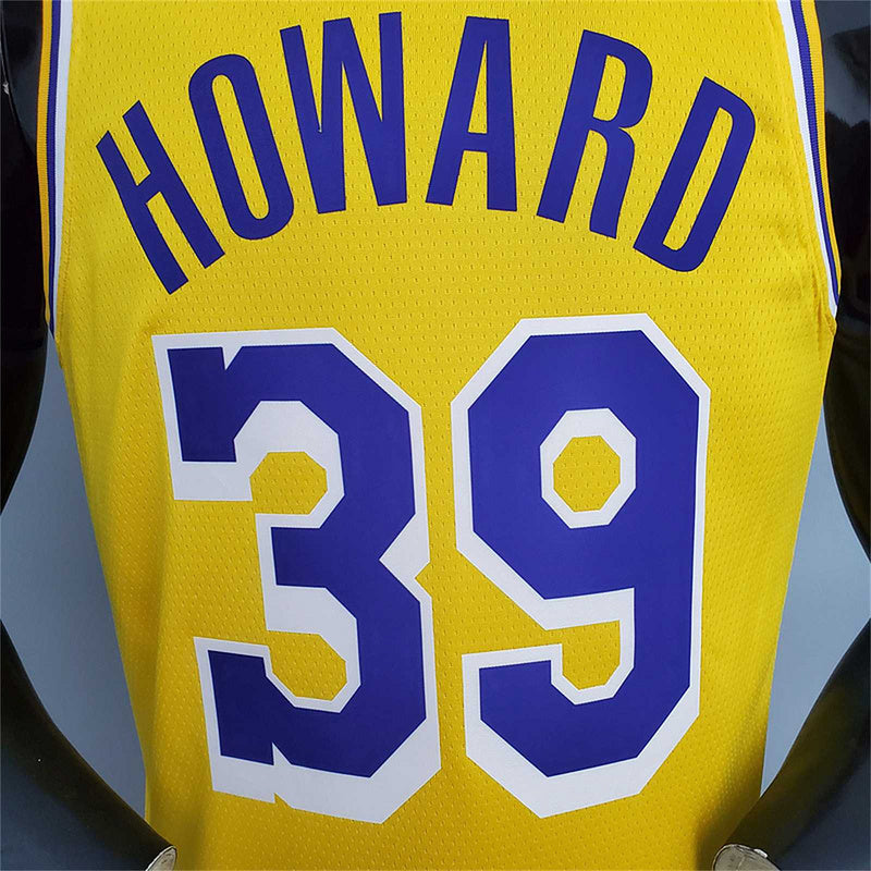 Lakers Howard#39 Crew Neck Yellow