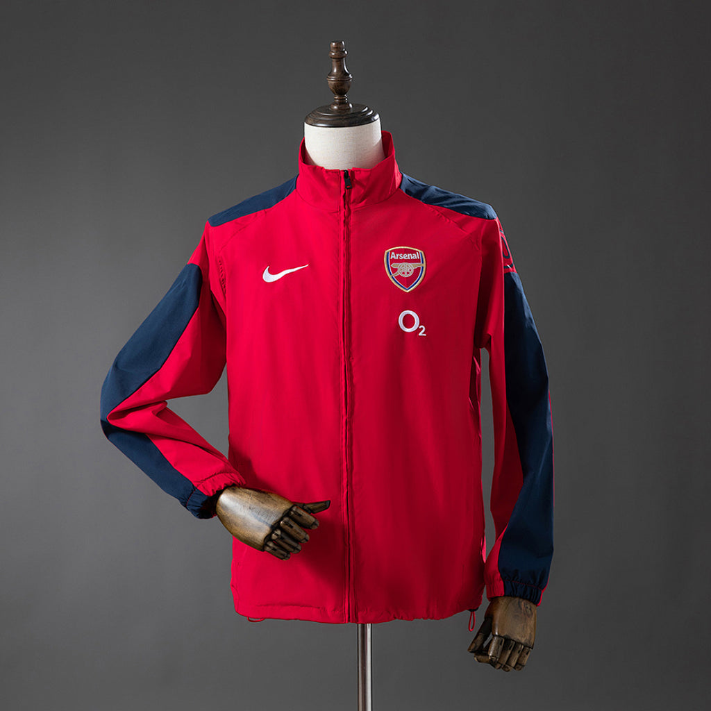 Arsenal 2004-05 Retro Red Windbreaker