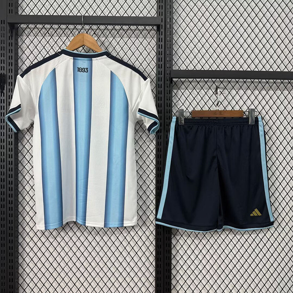 Argentina 2026 World Cup Home Kid kit size 16-28