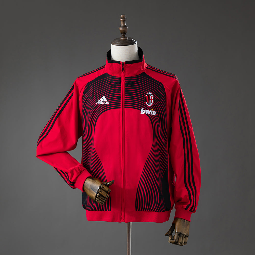 AC Milan 06/07 Training Windbreaker - Red S-XXL